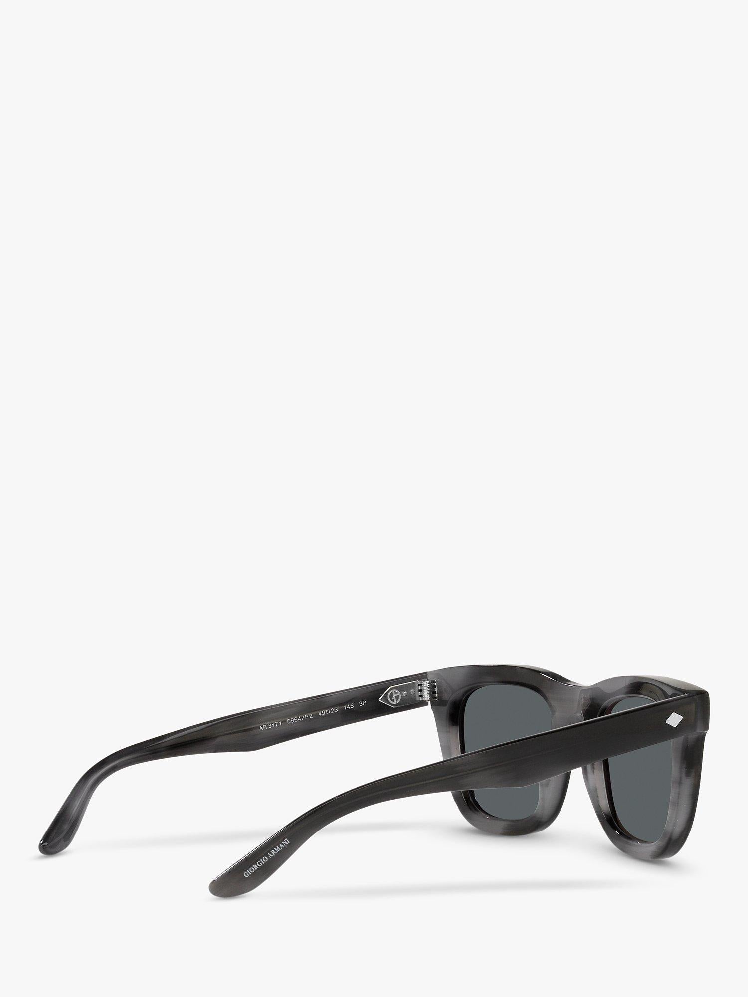 Armani Exchange D-Frame sunglasses polarised grey (British brand)