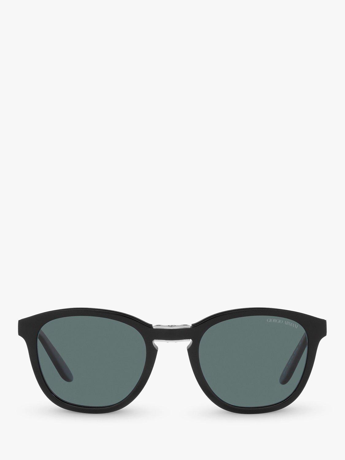 Armani Exchange AR8170 men's round sunglasses black (British brand)
