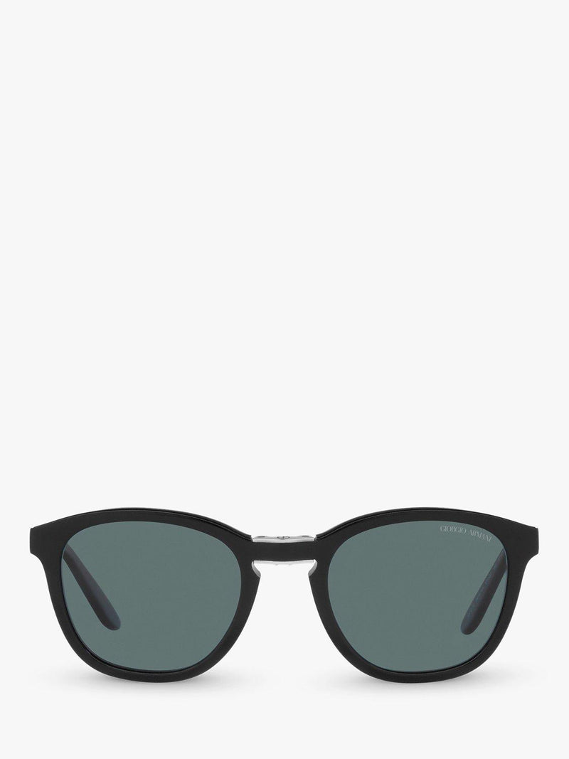 Armani Exchange AR8170 men's round sunglasses black (British brand)