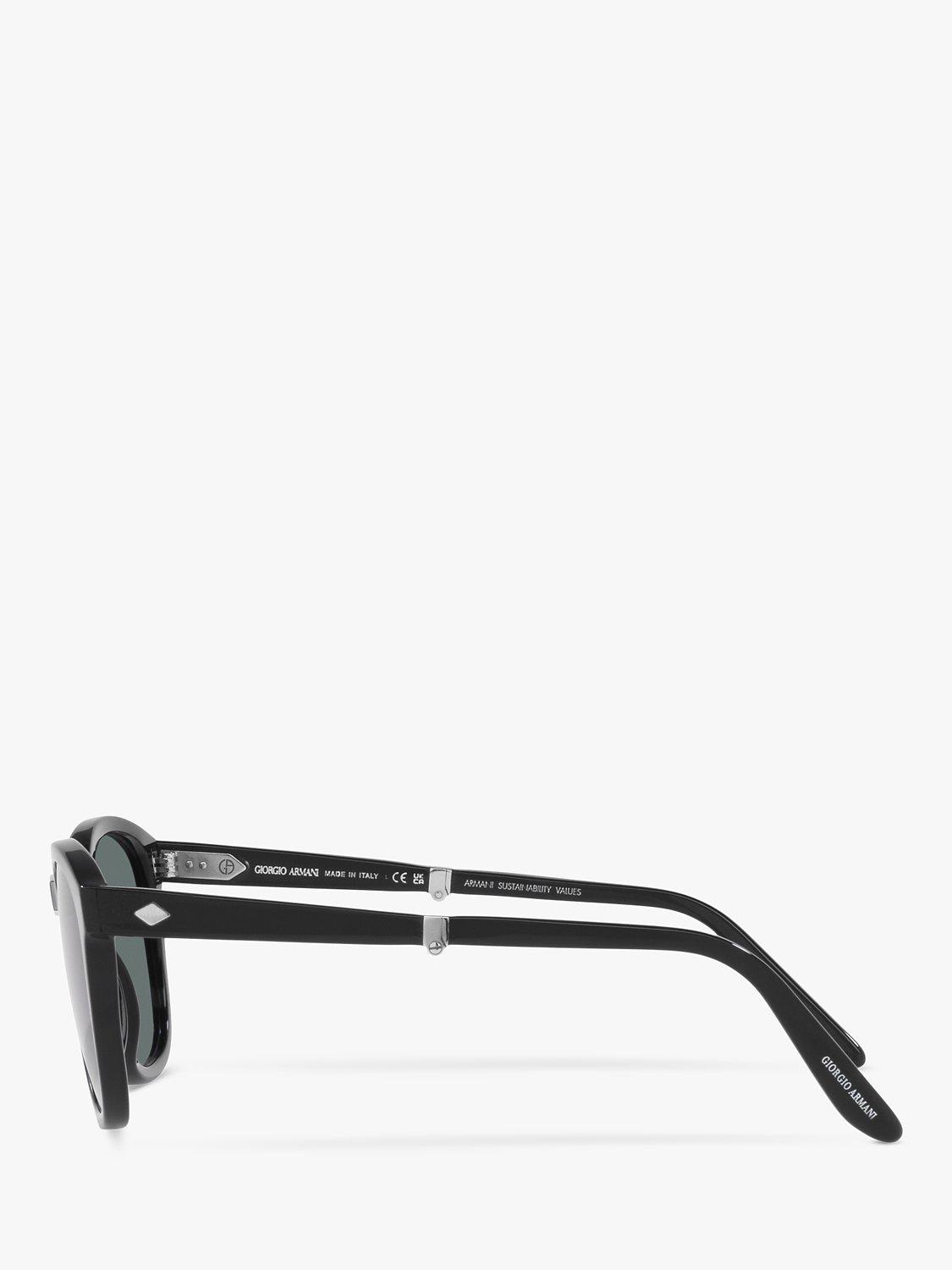Armani Exchange AR8170 men's round sunglasses black (British brand)