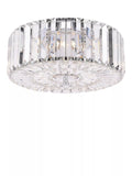 Laura Ashley Fernhurst flush ceiling light polished chrome - British product