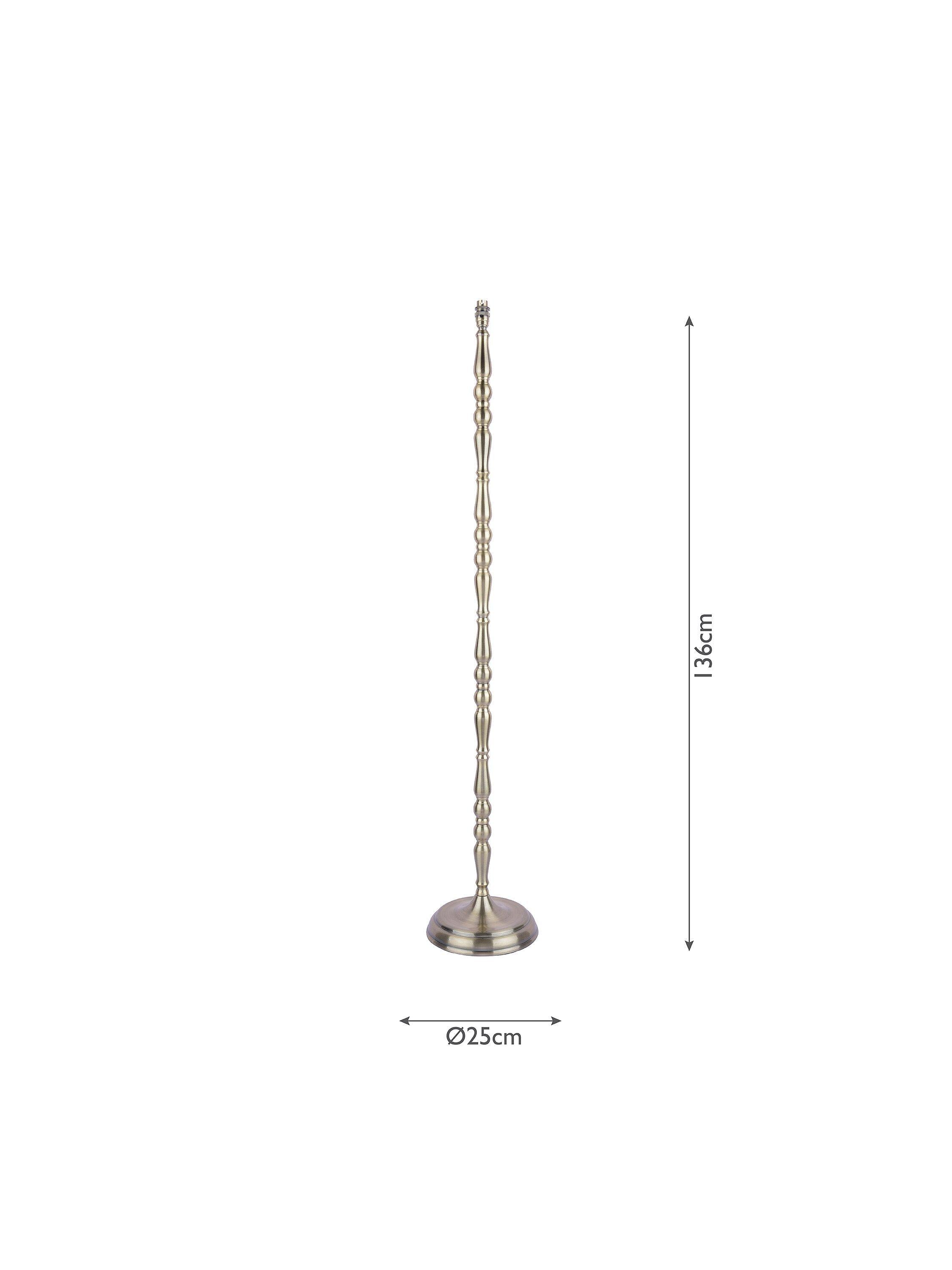Laura Ashley Corey floor lamp in antique brass (British brand)