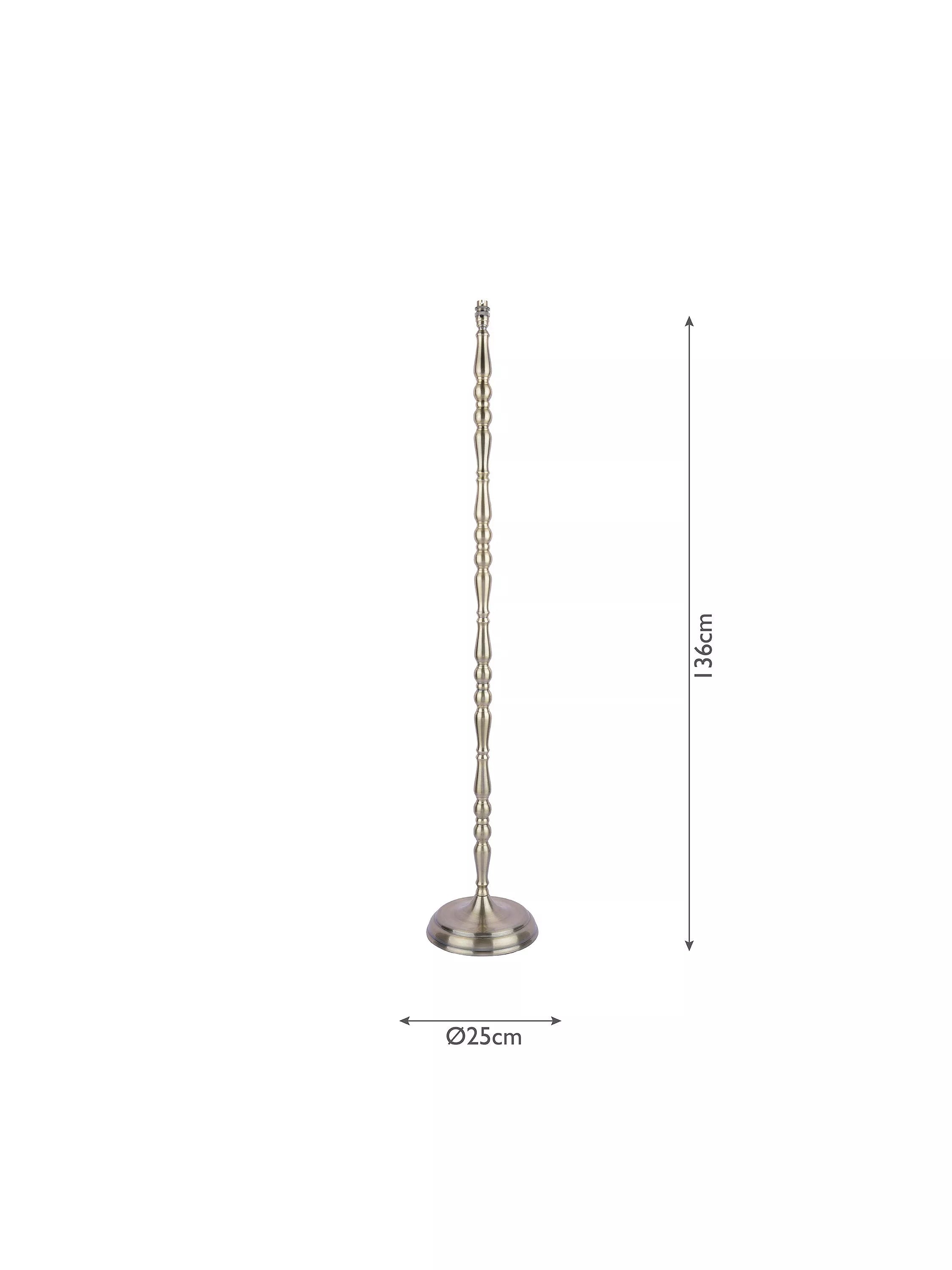 Laura Ashley Corey floor lamp in antique brass (British brand)