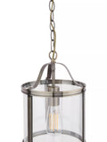 Laura Ashley pendant ceiling light in antique brass, UK version