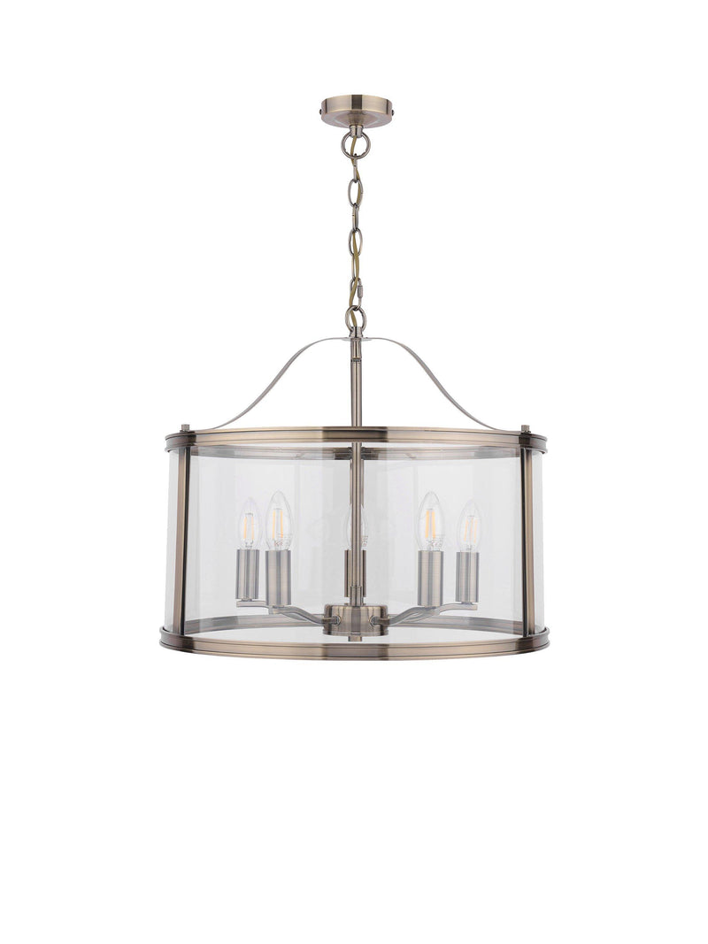 Laura Ashley Harrington ceiling light antique brass, imported from the UK