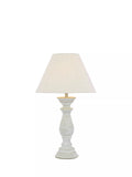 Laura Ashley Chedworth table lamp concrete base linen shade, UK version