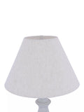 Laura Ashley Chedworth table lamp concrete base linen shade, UK version