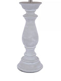 Laura Ashley Chedworth table lamp concrete base linen shade, UK version