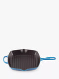 Le Creuset Cast Iron Signature Square Grillit, 26cm, Azure