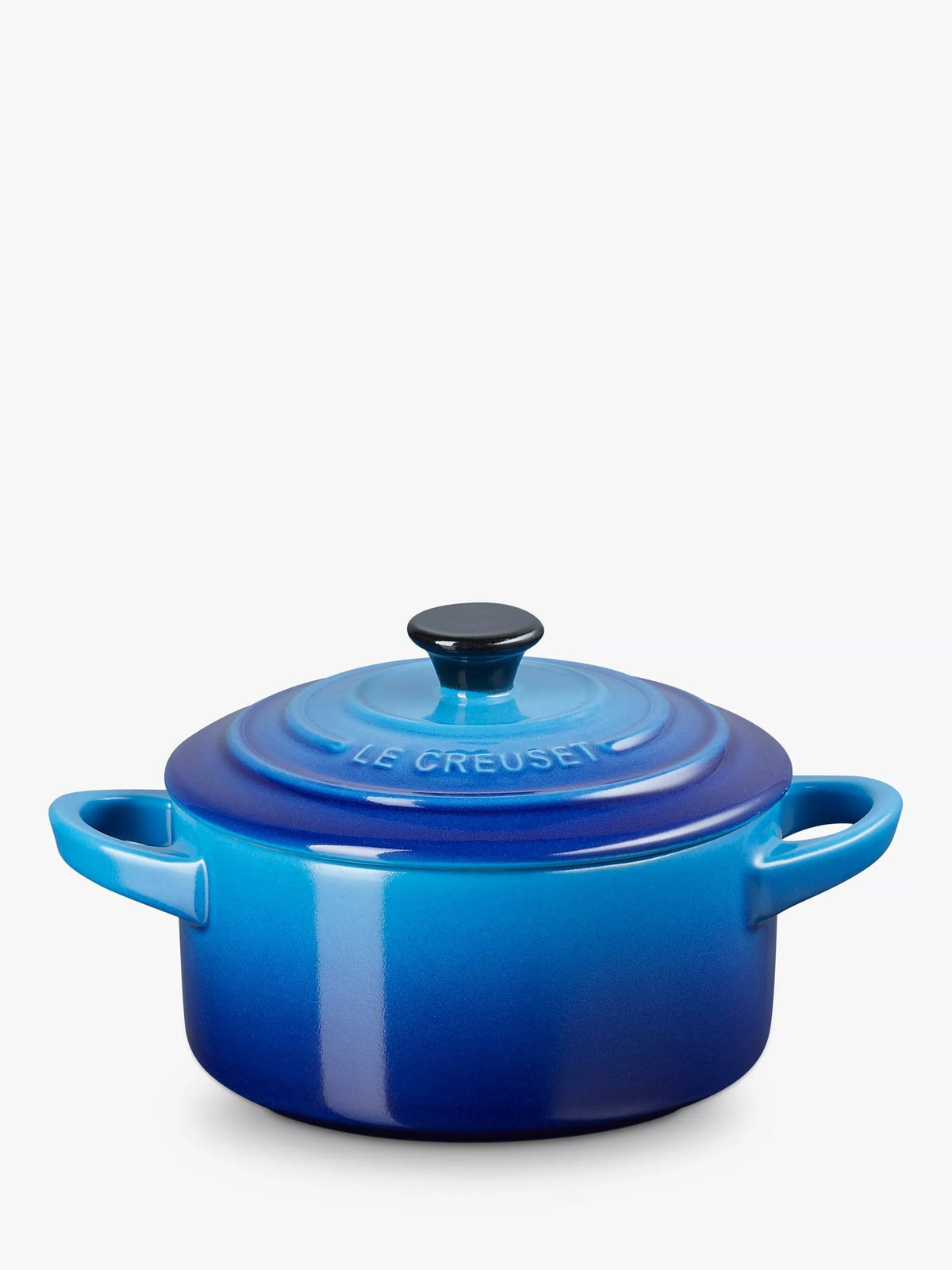 Le Creuset Stoneware Petite Round Casserole, Azure