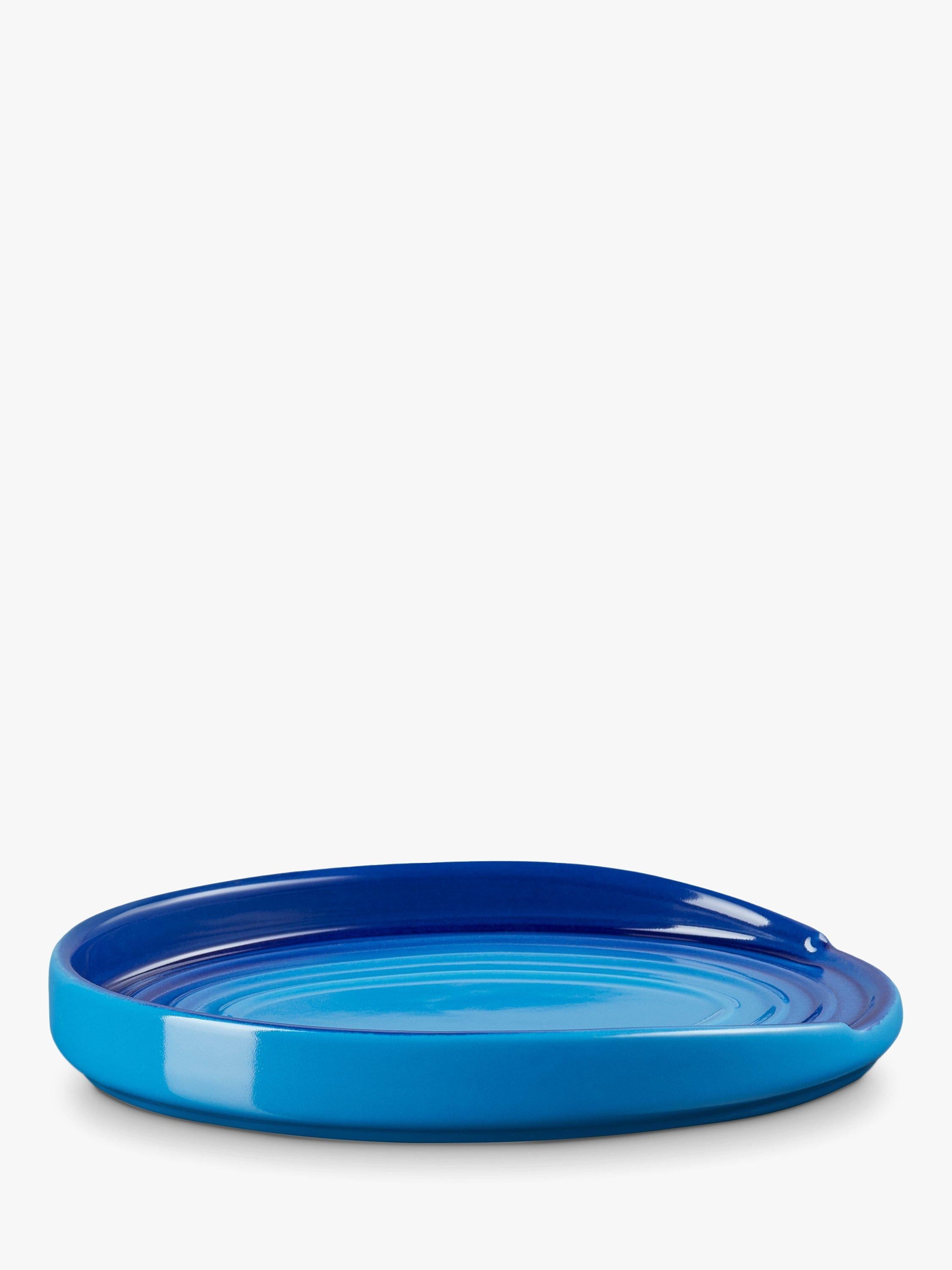 Le Creuset oval stoneware spoon rest kitchen accessory, UK version