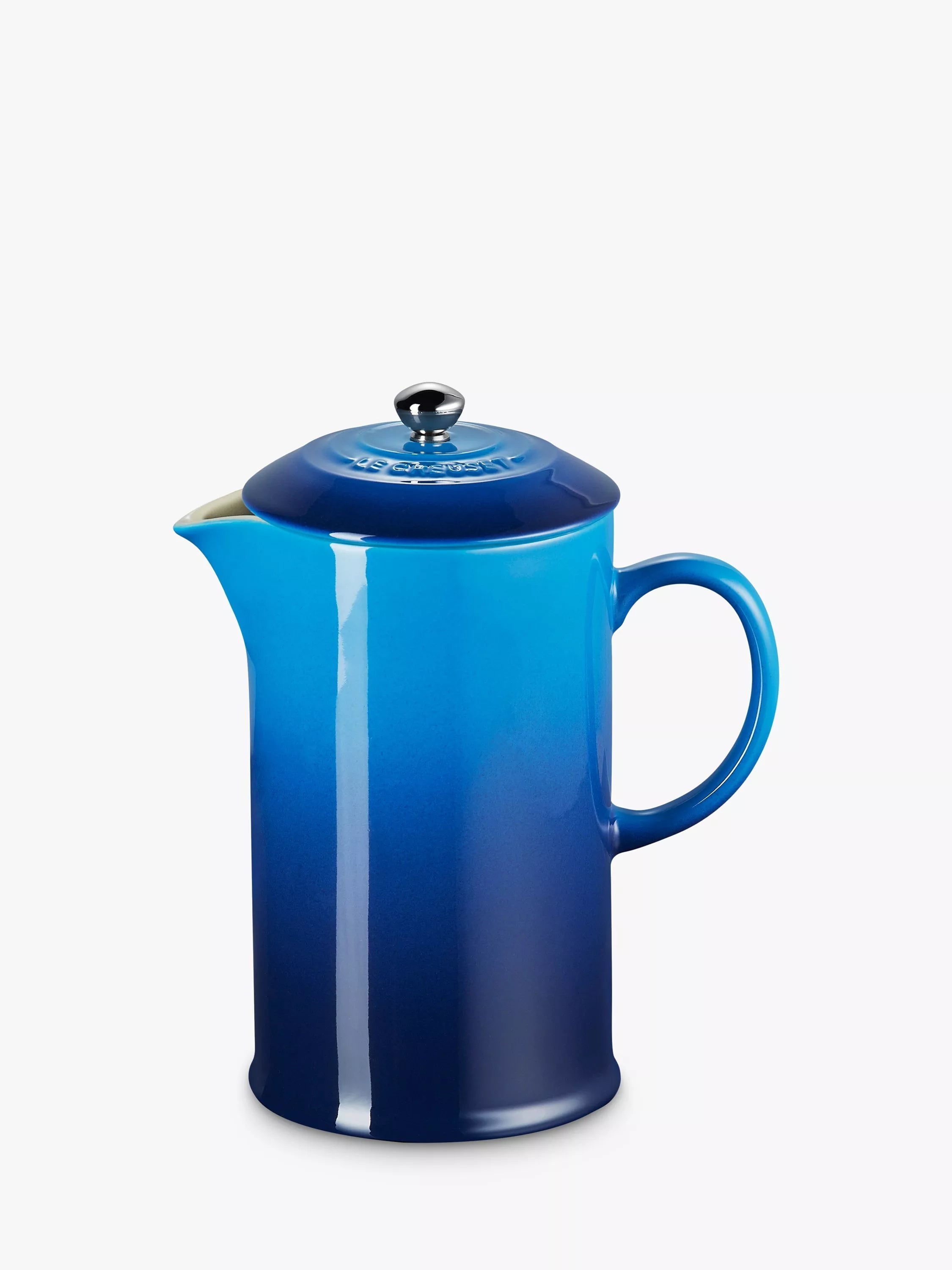 Stoneware Coffee Press with Metal Plunger 1L in Volcanic