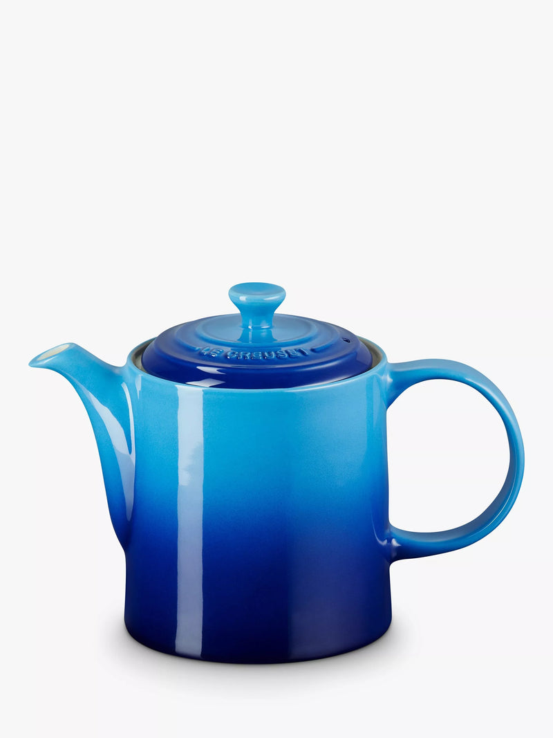 Le Creuset Stoneware Grand Teapot, 1.3L, Azure