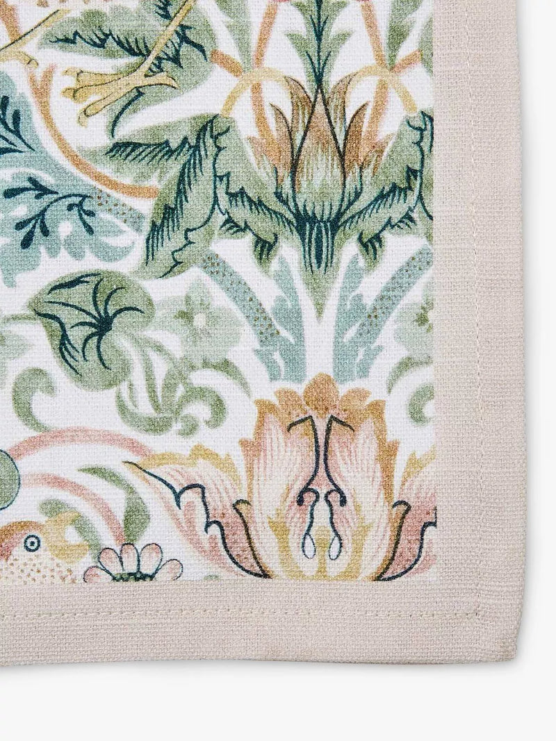 Morris & Co. Strawberry Thief table runner 250cm - British product
