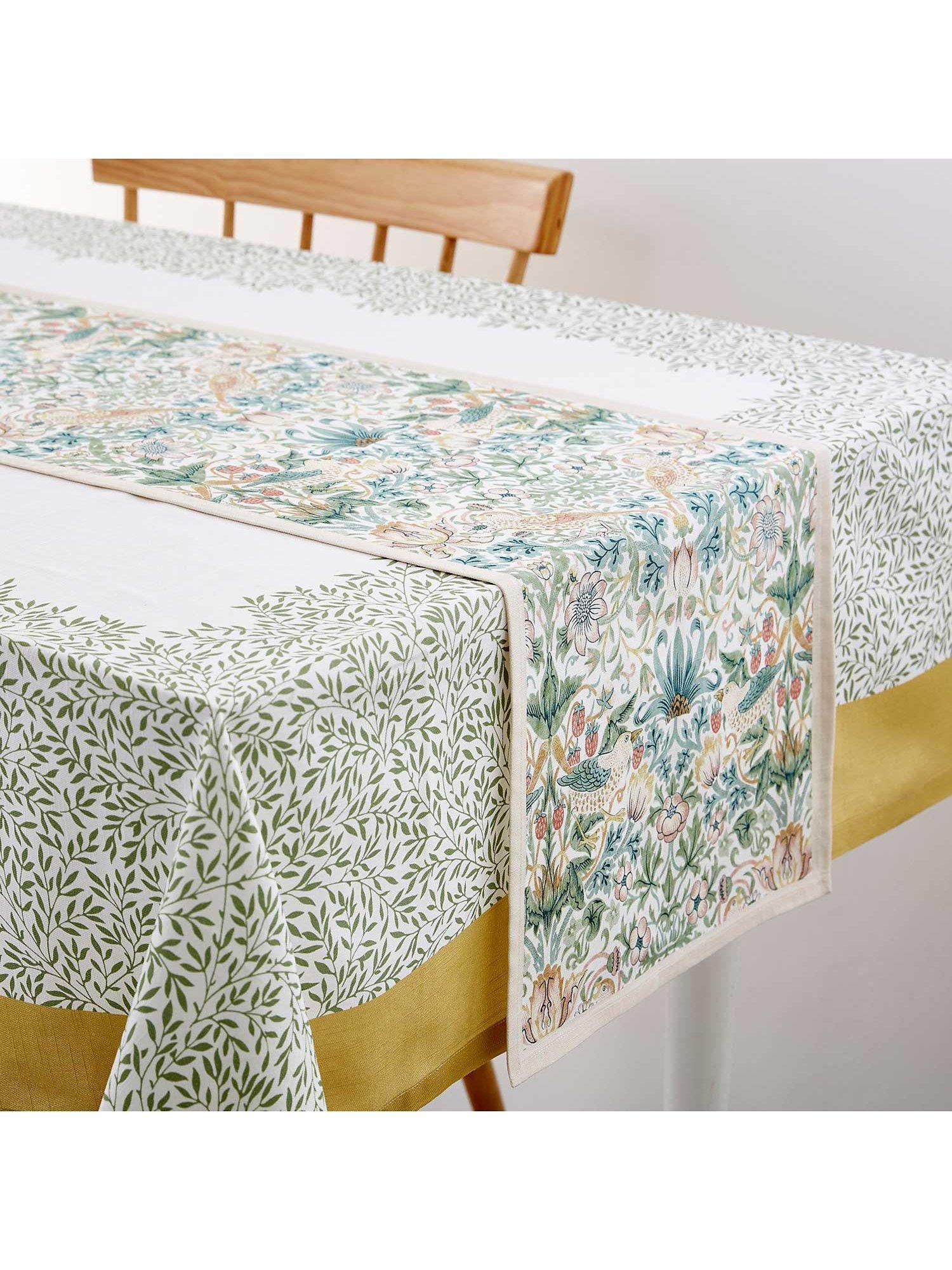 Morris & Co. Strawberry Thief table runner 250cm - British product