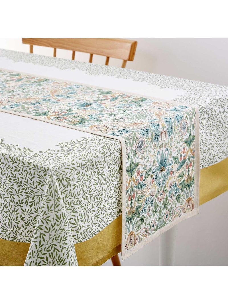 Morris & Co. Strawberry Thief table runner 250cm - British product