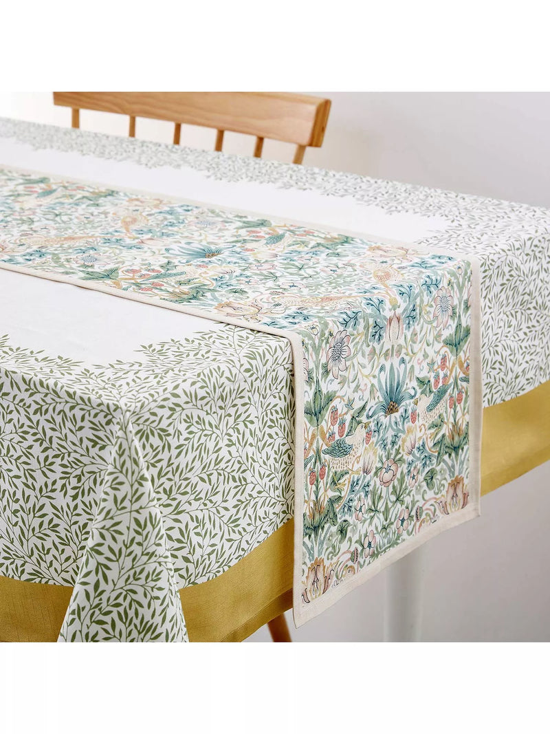 Morris & Co. Strawberry Thief table runner 250cm - British product