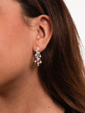 Dower & Hall pearl hoop earrings 2.8 cm - British product