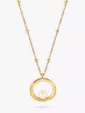 Dower & Hall freshwater pearl open circle pendant necklace - British product
