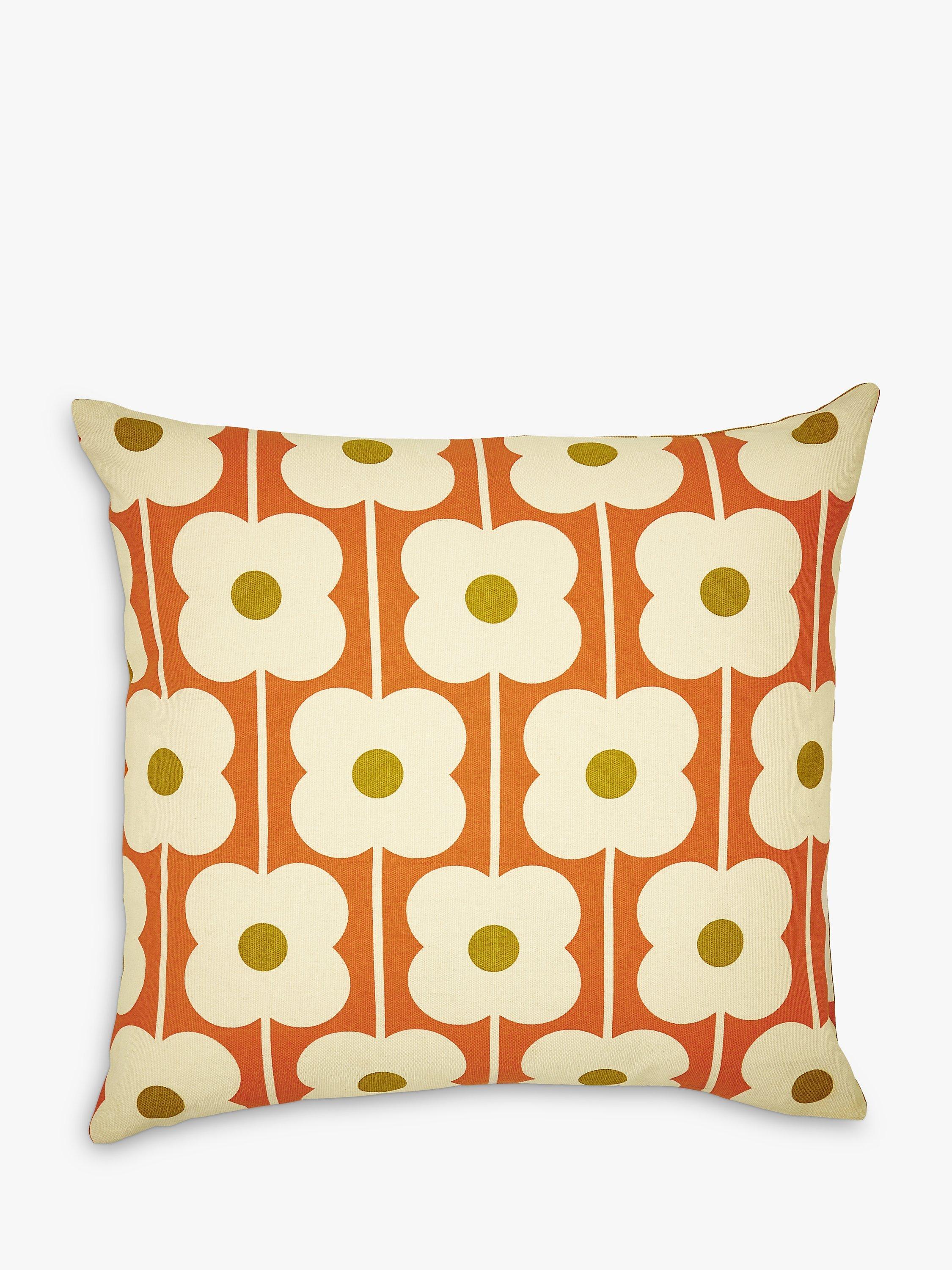 Orla Kiely Abacus Flower cushion 45x45cm, imported from the UK