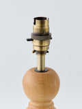 Laura Ashley Maria wooden table lamp natural oak, imported from the UK
