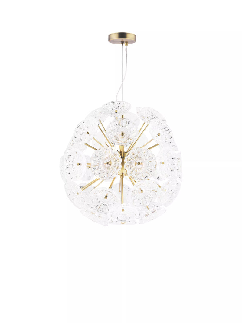 Laura Ashley Elwick pendant light antique brass (British brand)