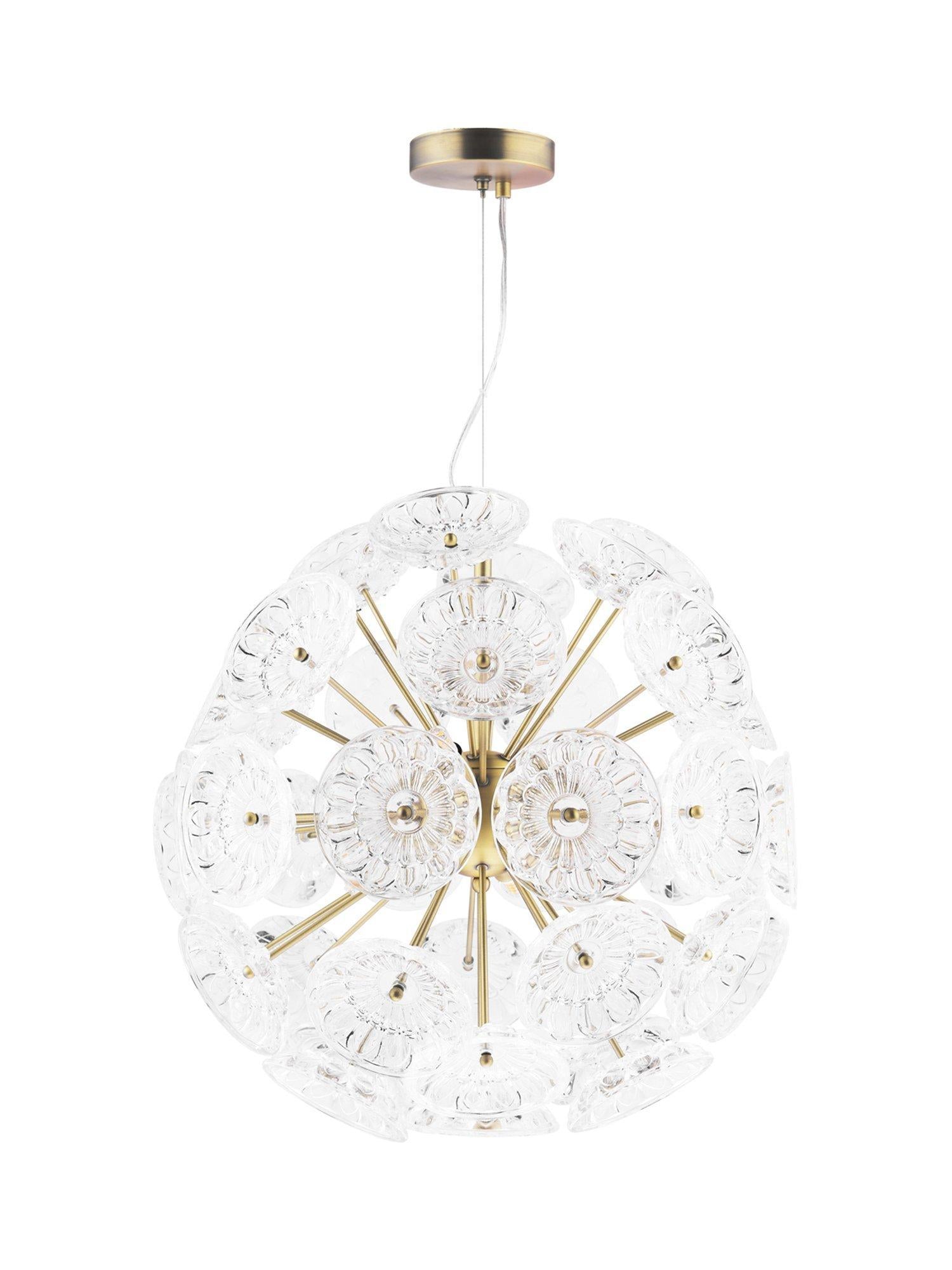 Laura Ashley Elwick pendant light antique brass (British brand)