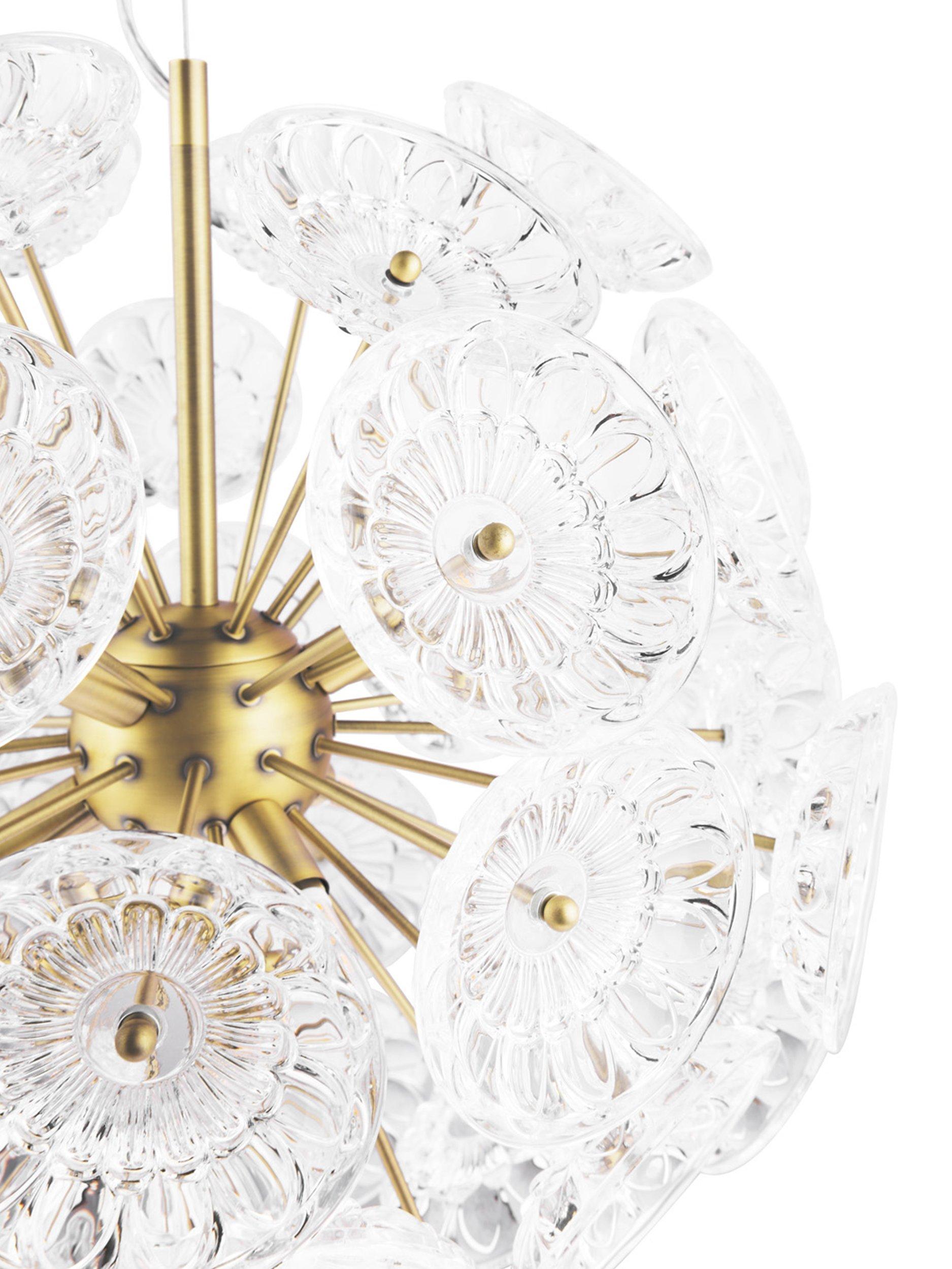 Laura Ashley Elwick pendant light antique brass (British brand)