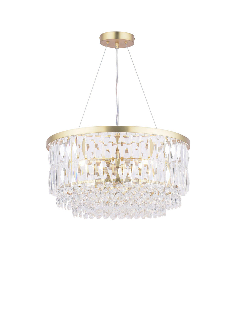 Laura Ashley Rhosill Grand ceiling light in antique brass - British product