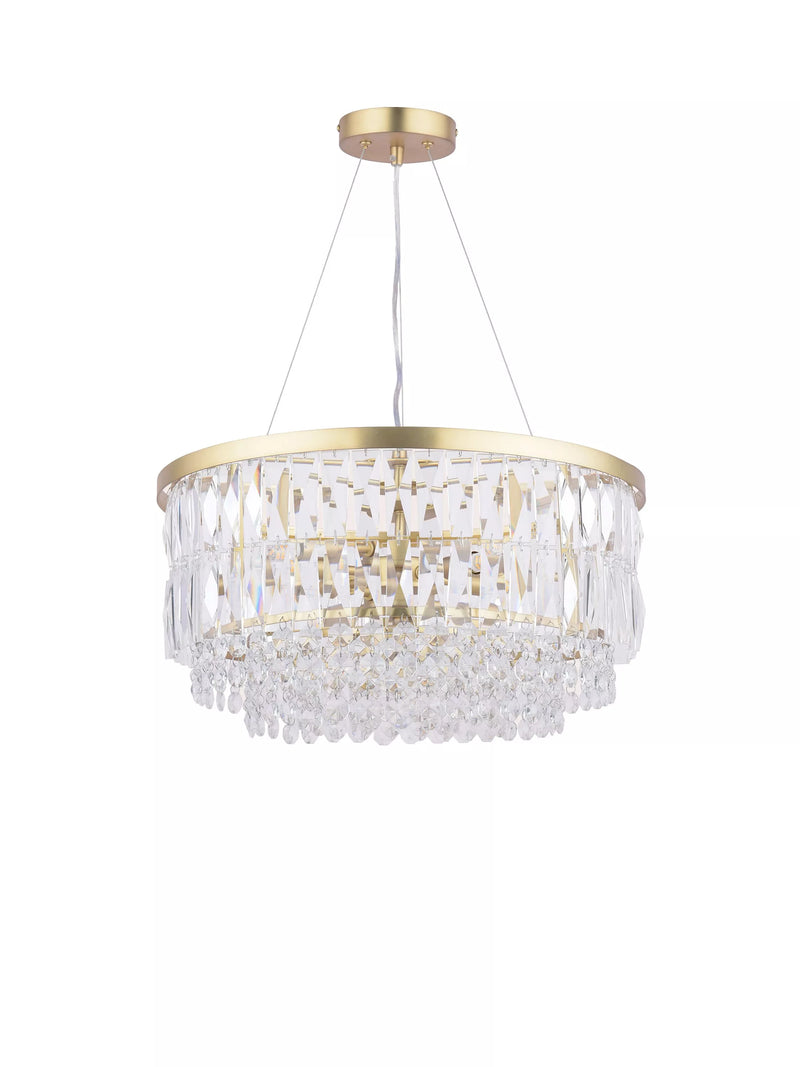 Laura Ashley Rhosill Grand ceiling light in antique brass - British product