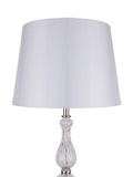 Laura Ashley floor lamp polished nickel silk shade, imported from the UK