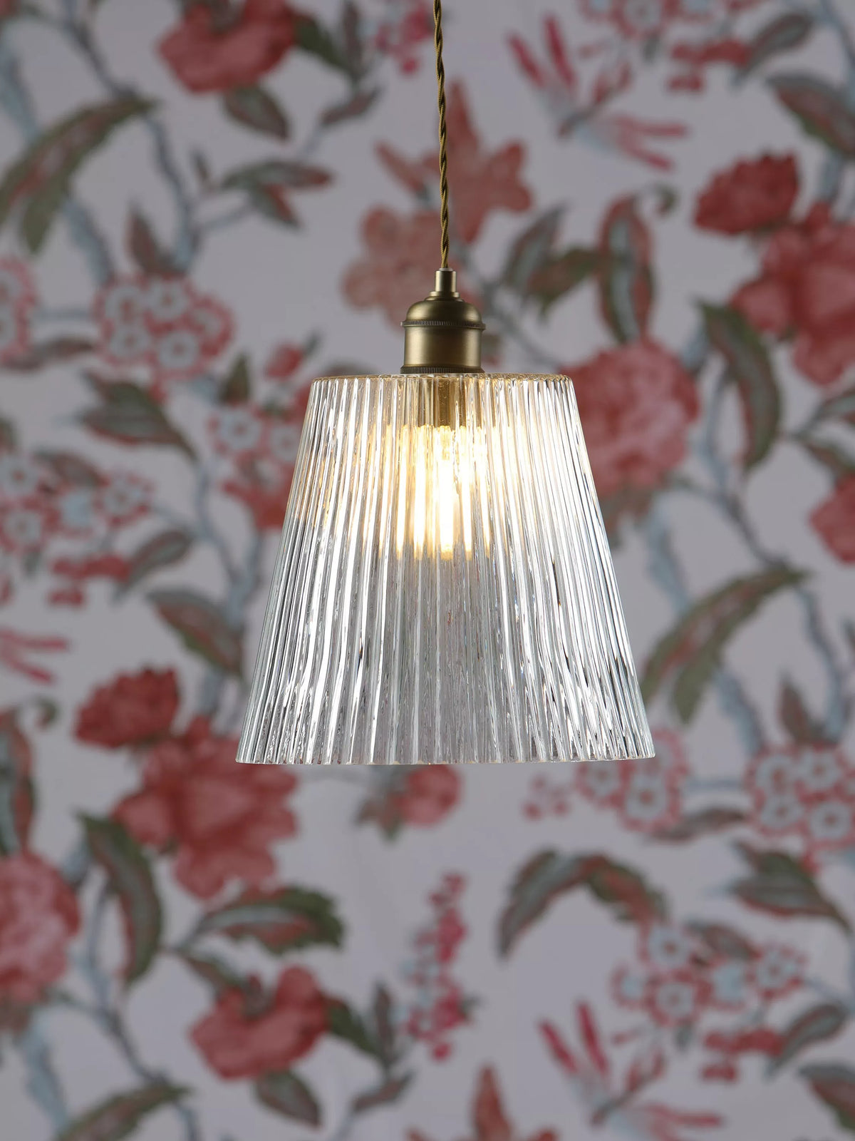 Laura Ashley Callaghan pendant ceiling light antique brass (British brand)