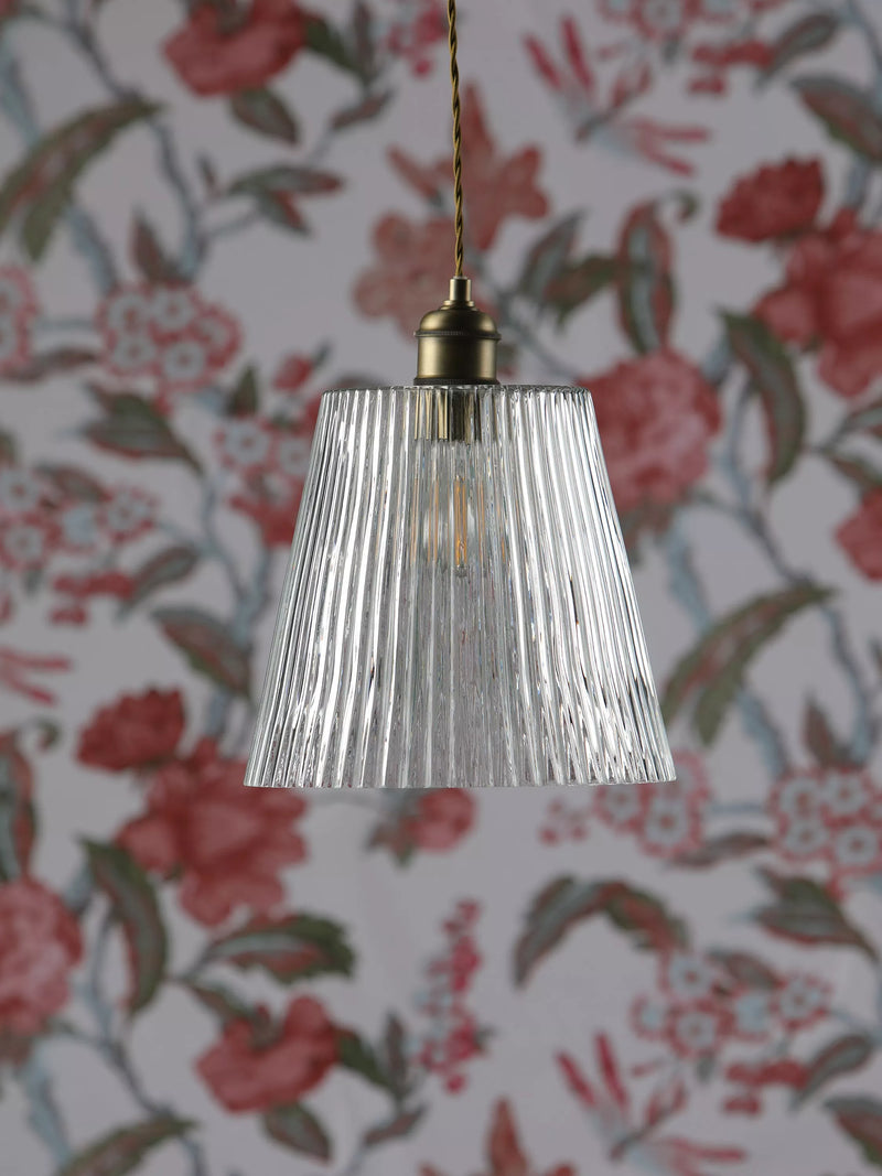Laura Ashley Callaghan pendant ceiling light antique brass (British brand)