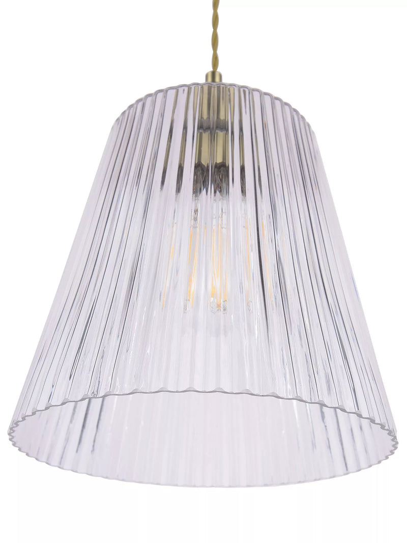 Laura Ashley Callaghan pendant ceiling light antique brass (British brand)