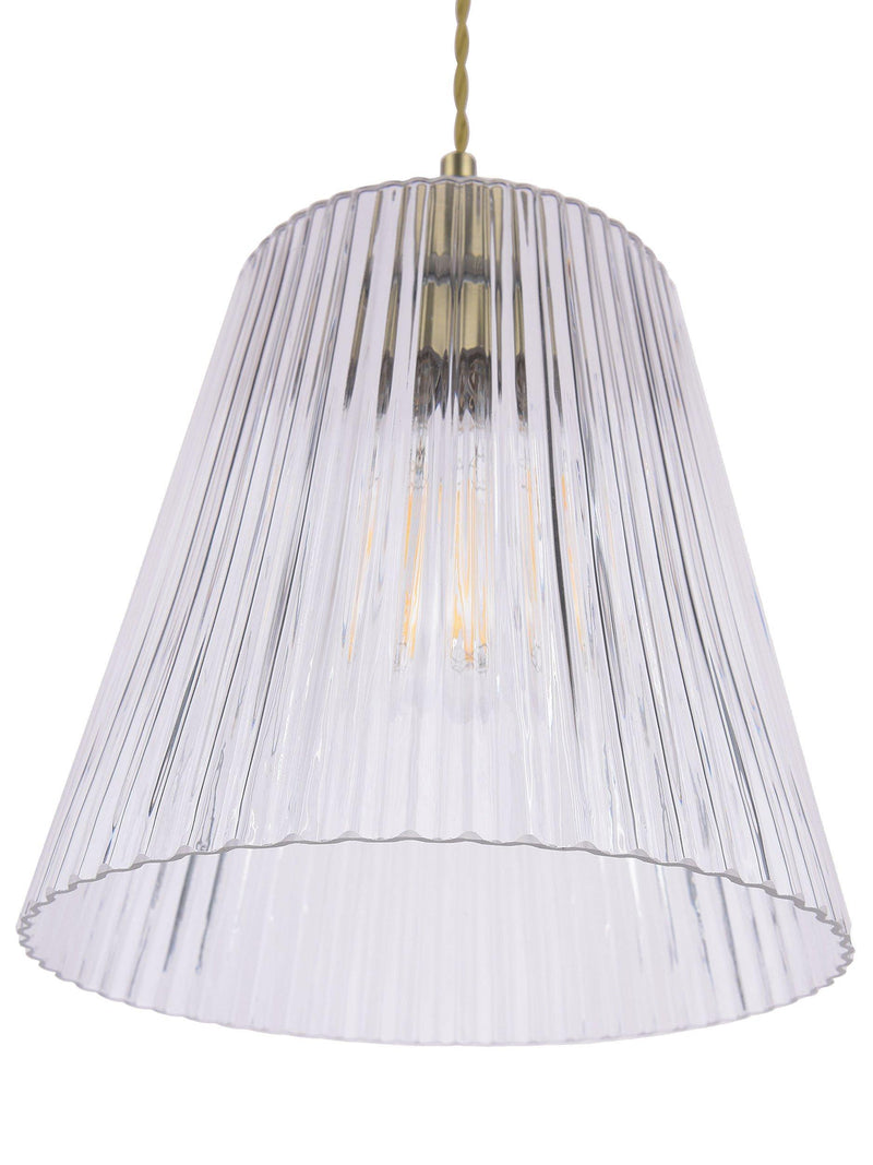 Laura Ashley Callaghan pendant ceiling light antique brass (British brand)