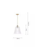 Laura Ashley Callaghan pendant ceiling light antique brass (British brand)