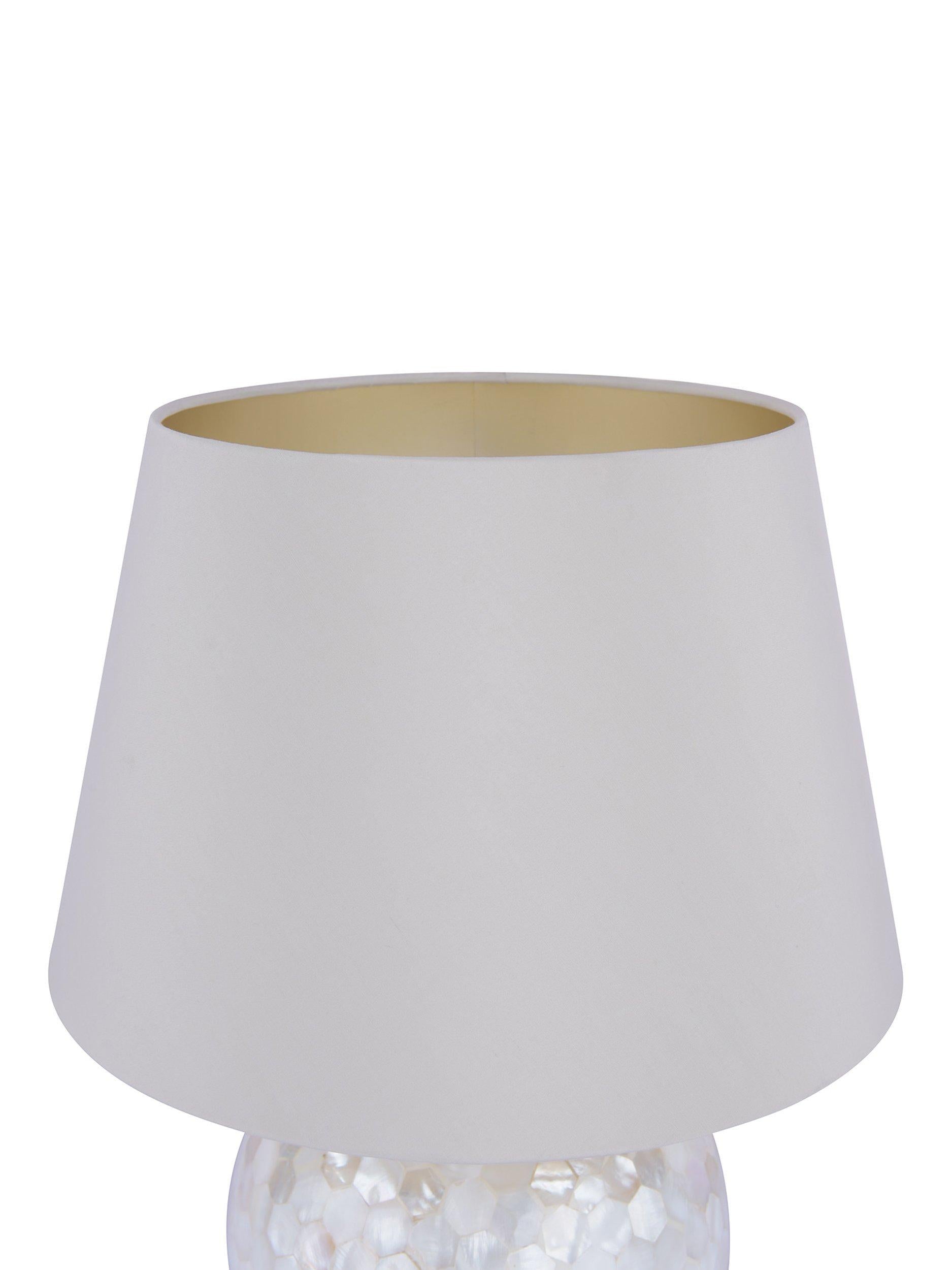 Laura Ashley Mathern table lamp with mother of pearl - British product