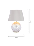Laura Ashley Mathern table lamp with mother of pearl - British product