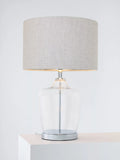 Laura Ashley Ockley touch table lamp polished chrome - British product