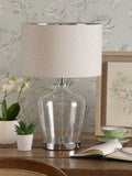 Laura Ashley Ockley touch table lamp polished chrome - British product
