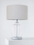 Laura Ashley Ockley touch table lamp polished chrome - British product