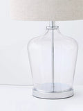 Laura Ashley Ockley touch table lamp polished chrome - British product
