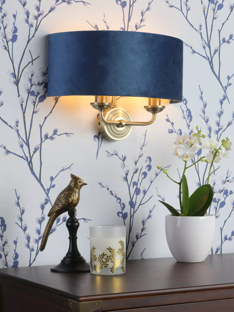 Laura Ashley Sorrento Double Wall Light