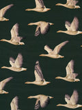 Sanderson Elysian Geese fabric Forst Fig (British brand)