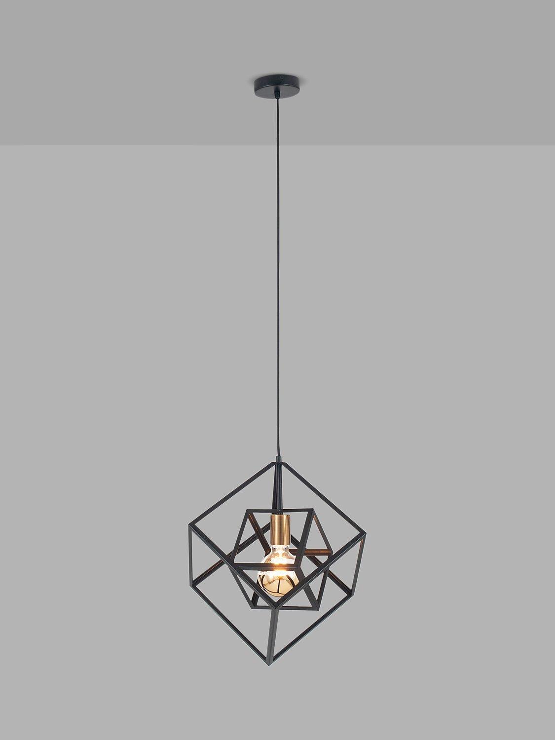 Pacific Alessio pendant ceiling light black matte, imported from the UK