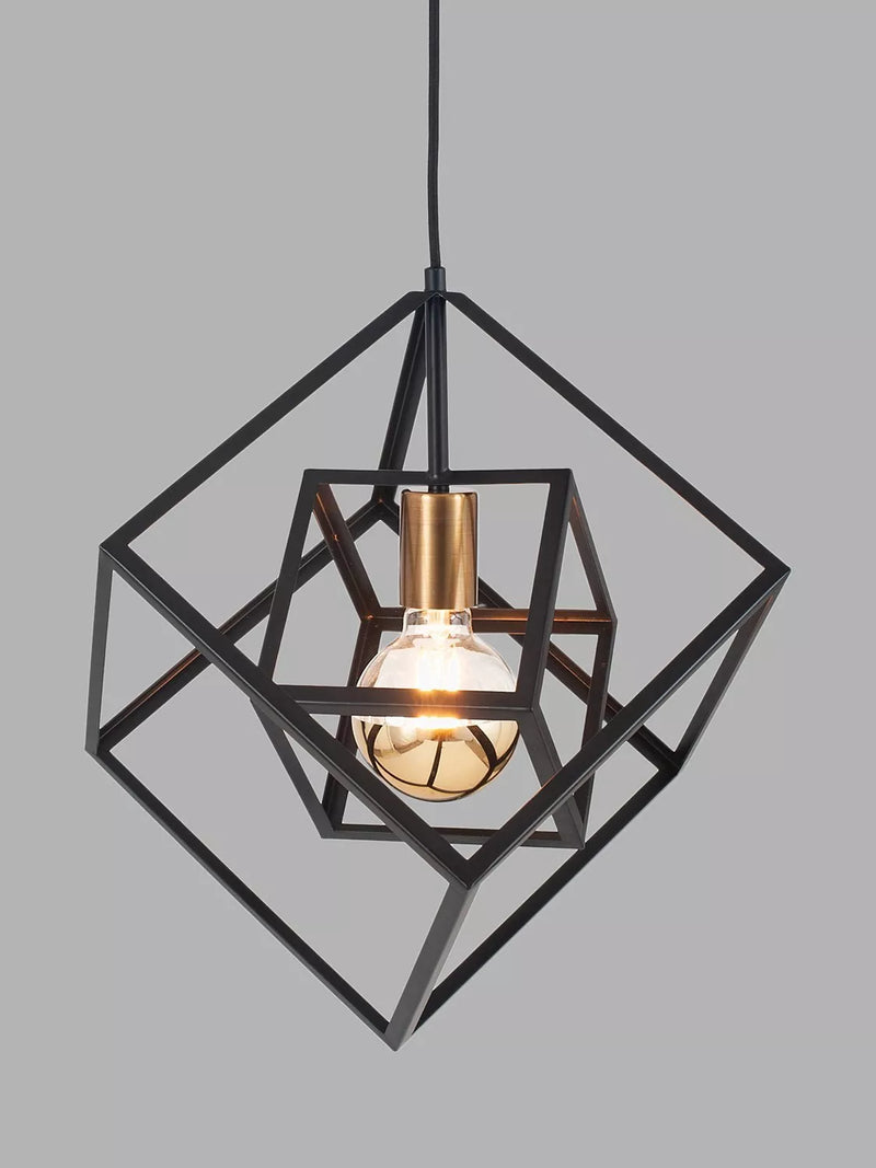 Pacific Alessio pendant ceiling light black matte, imported from the UK