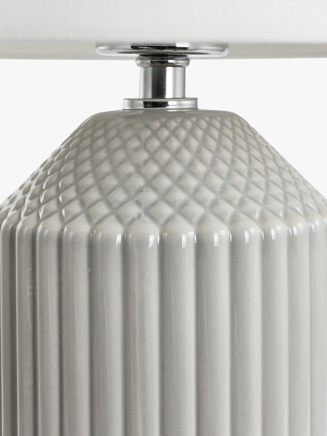 Pacific Meribel ceramic table lamp grey - British product