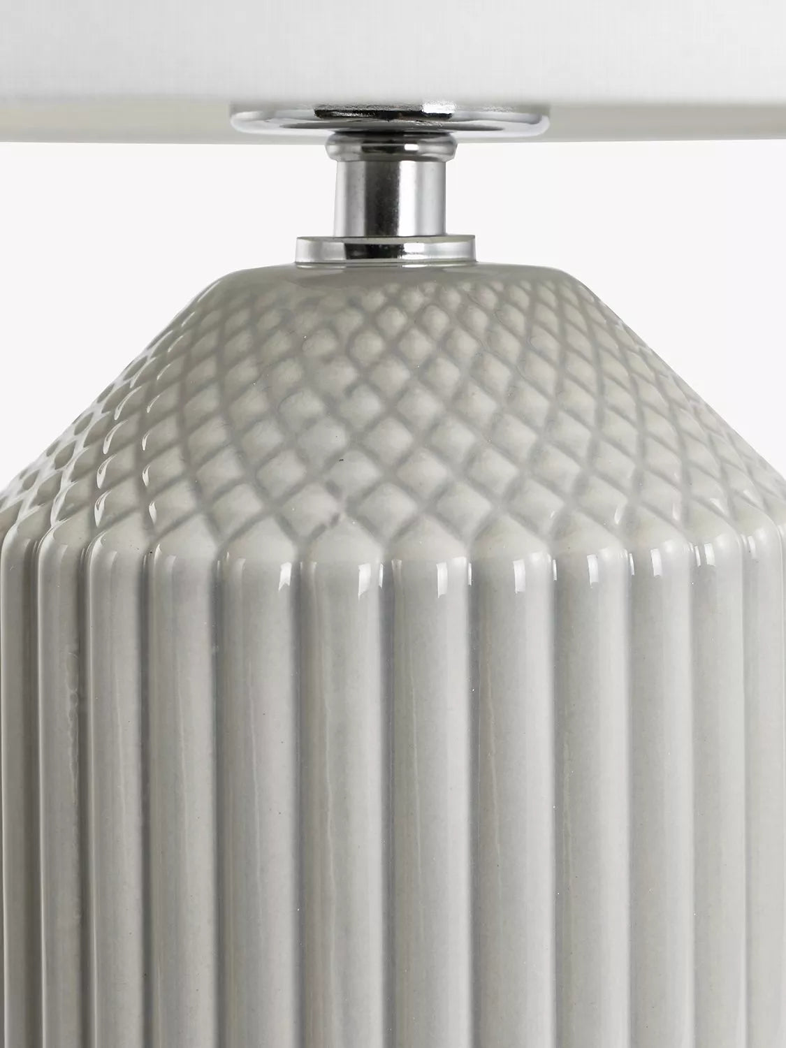 Pacific Meribel ceramic table lamp grey - British product
