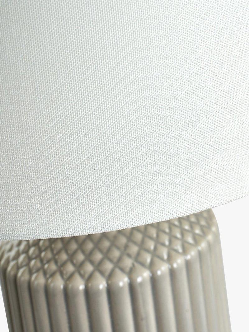 Pacific Meribel ceramic table lamp grey - British product