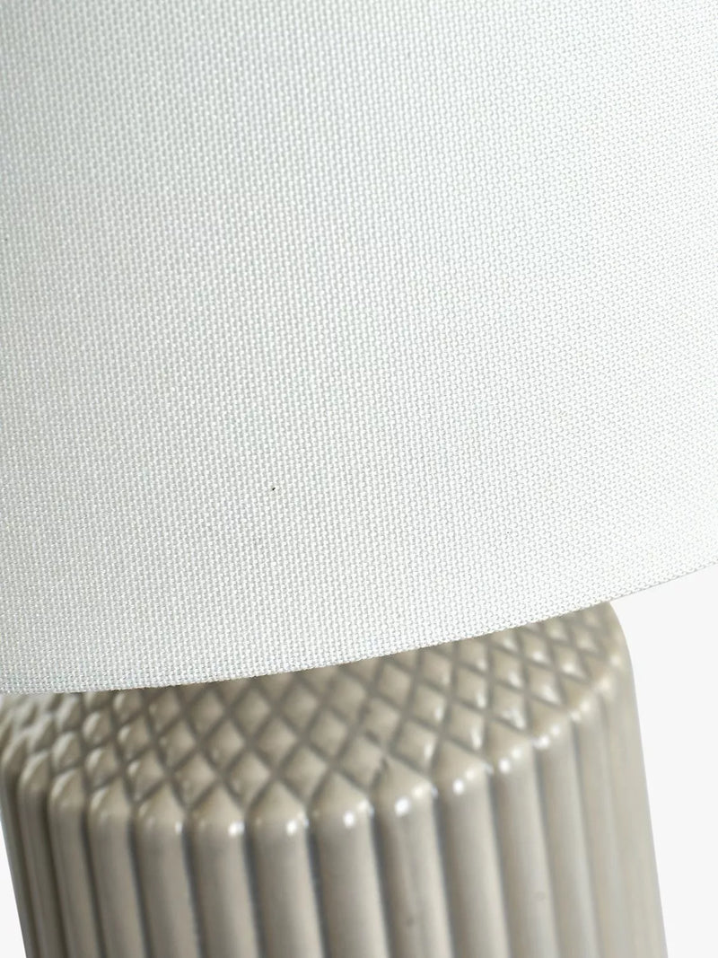 Pacific Meribel ceramic table lamp grey - British product